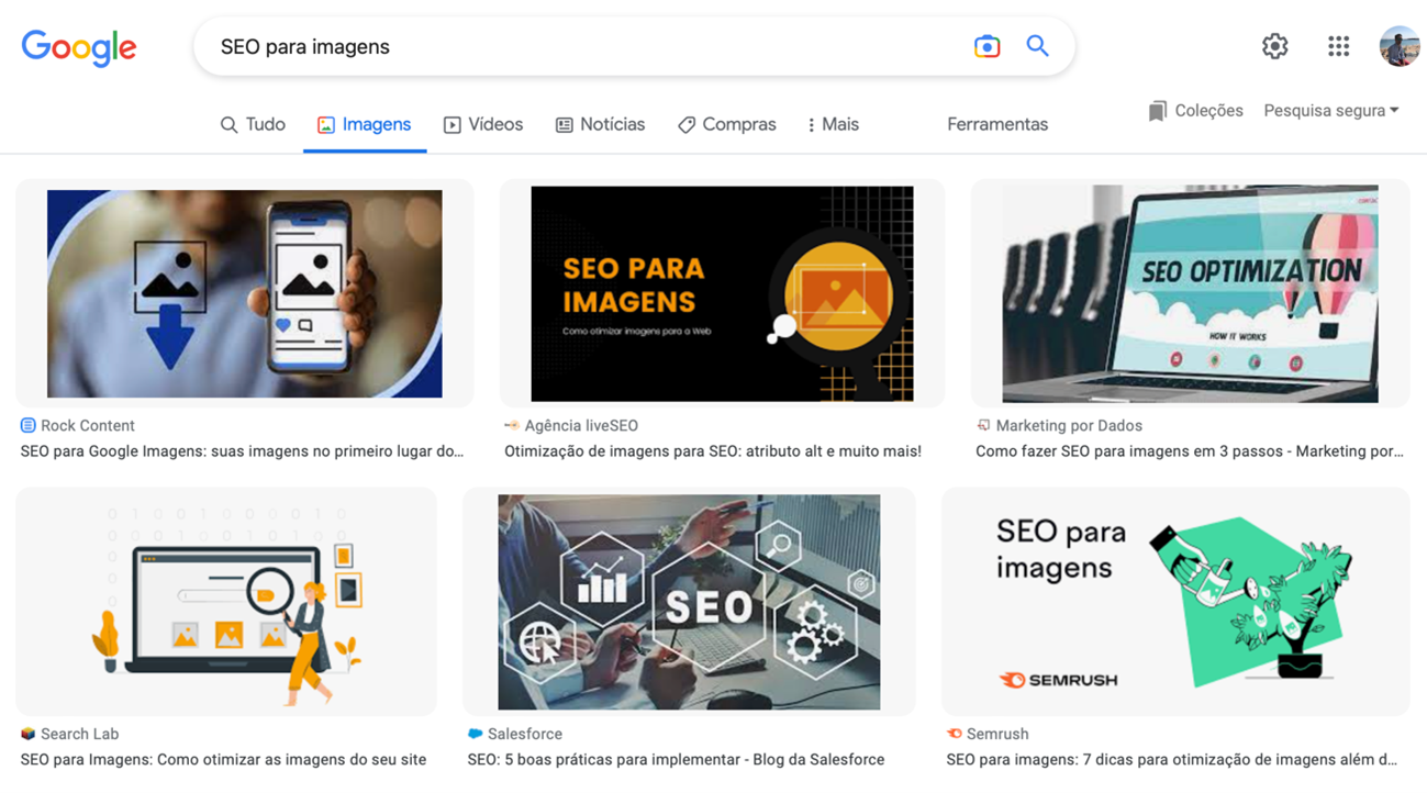 SEO para imagens
